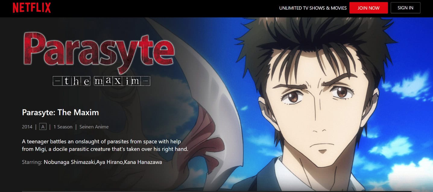 Parasyte The Maxim. 31 Best Gore Anime That Will Haunt Your Nightmares