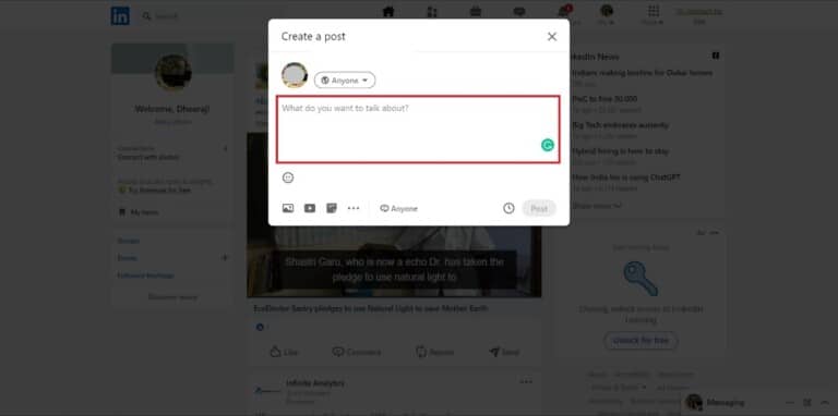 How to Post a YouTube Video on LinkedIn – TechCult