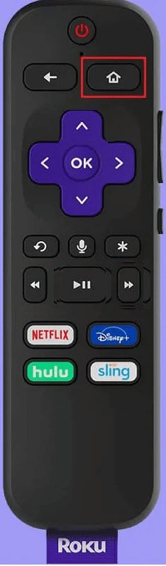 Press the Home button on Roku remote. Fix Disney Plus Error Code 73