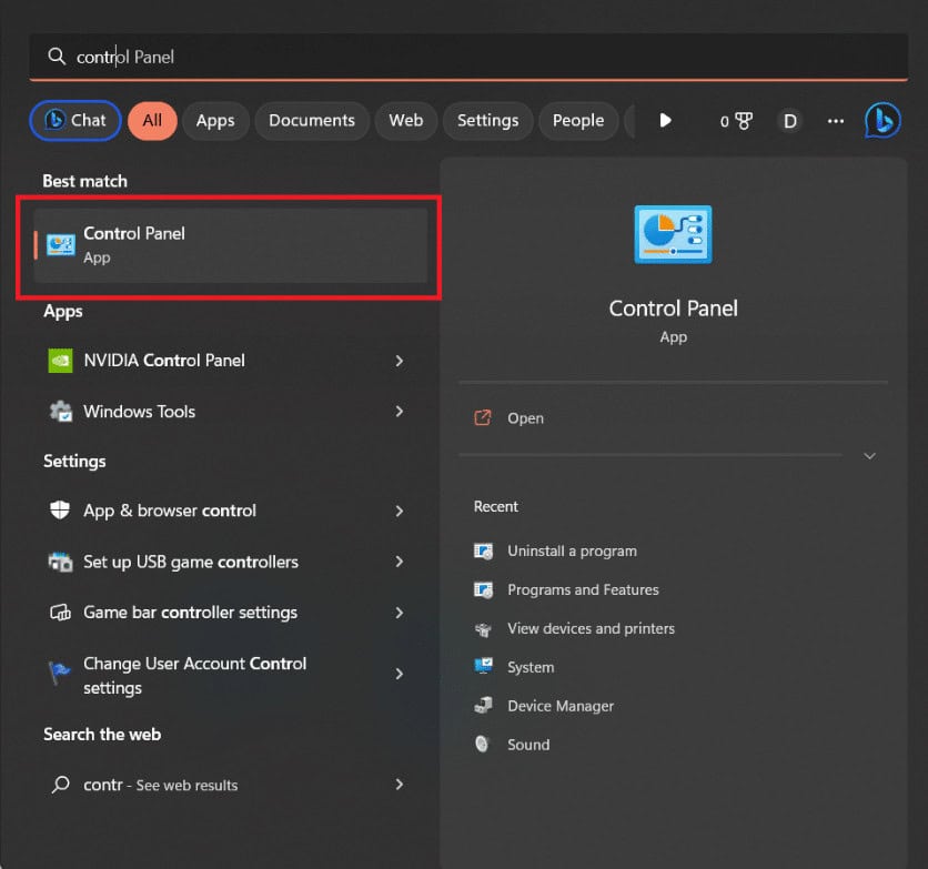 open control panel. Fix Roblox Error Code 772