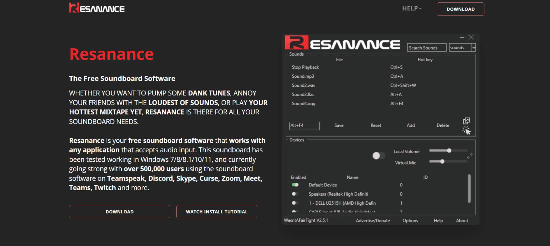 Resanance | best free Soundboard