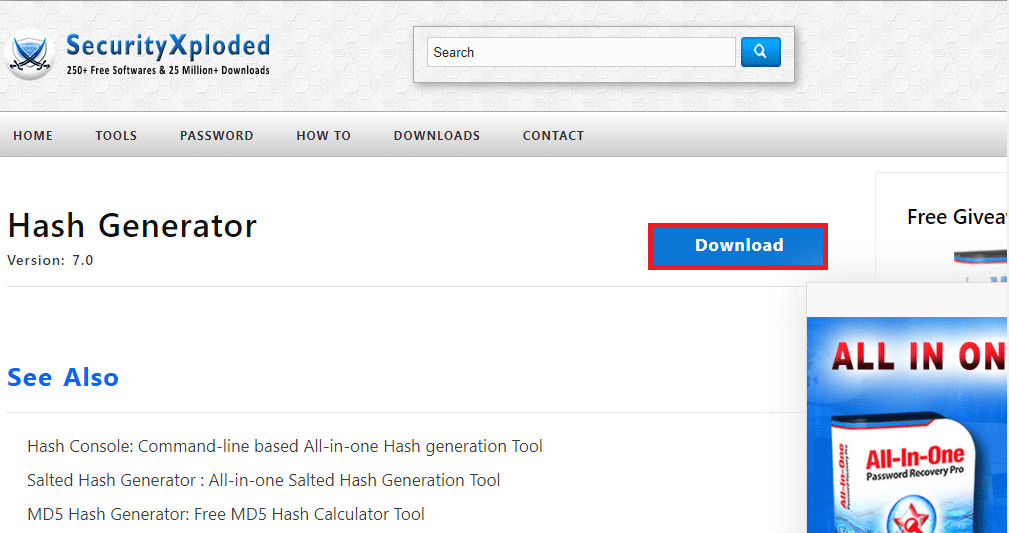SecurityExploded Hash Generator. 15 Best Free File Hash Checker Tools