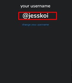 Select a Username 