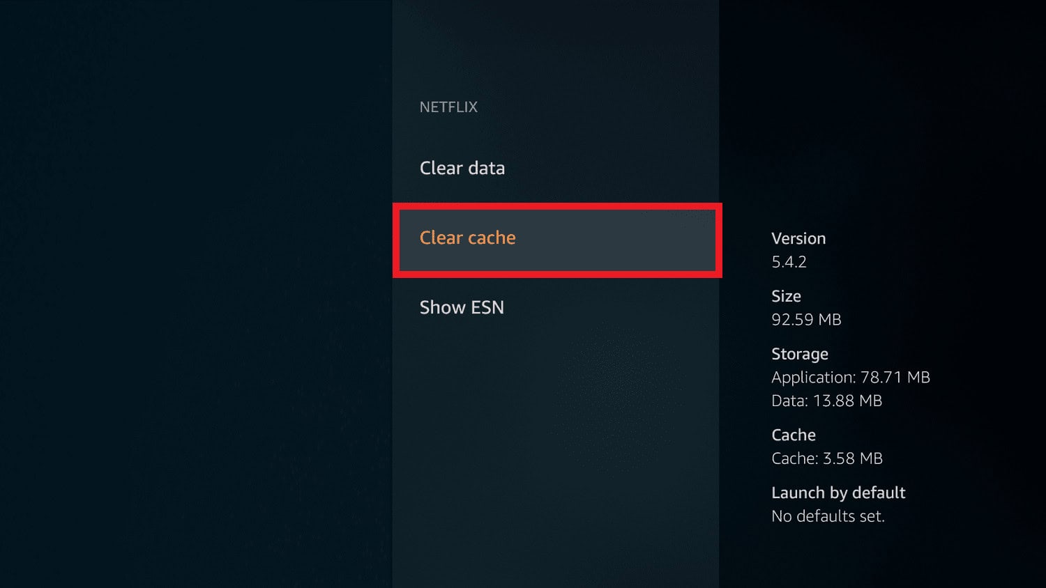 select Clear Cache. 10 Quick Ways to Fix Amazon Prime Error Code 1061