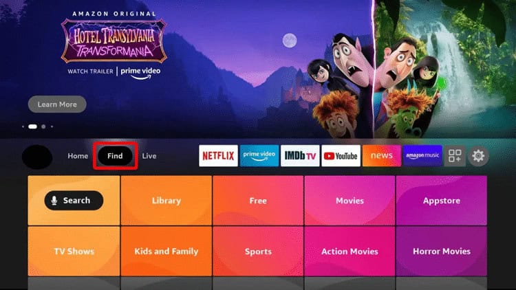 Select the Find option. 9 Ways to Fix Amazon Prime Error Code 7136
