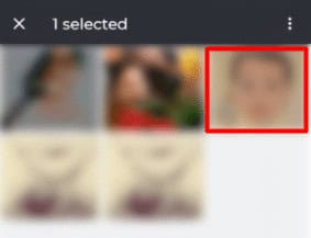 Select the video you want to upload.