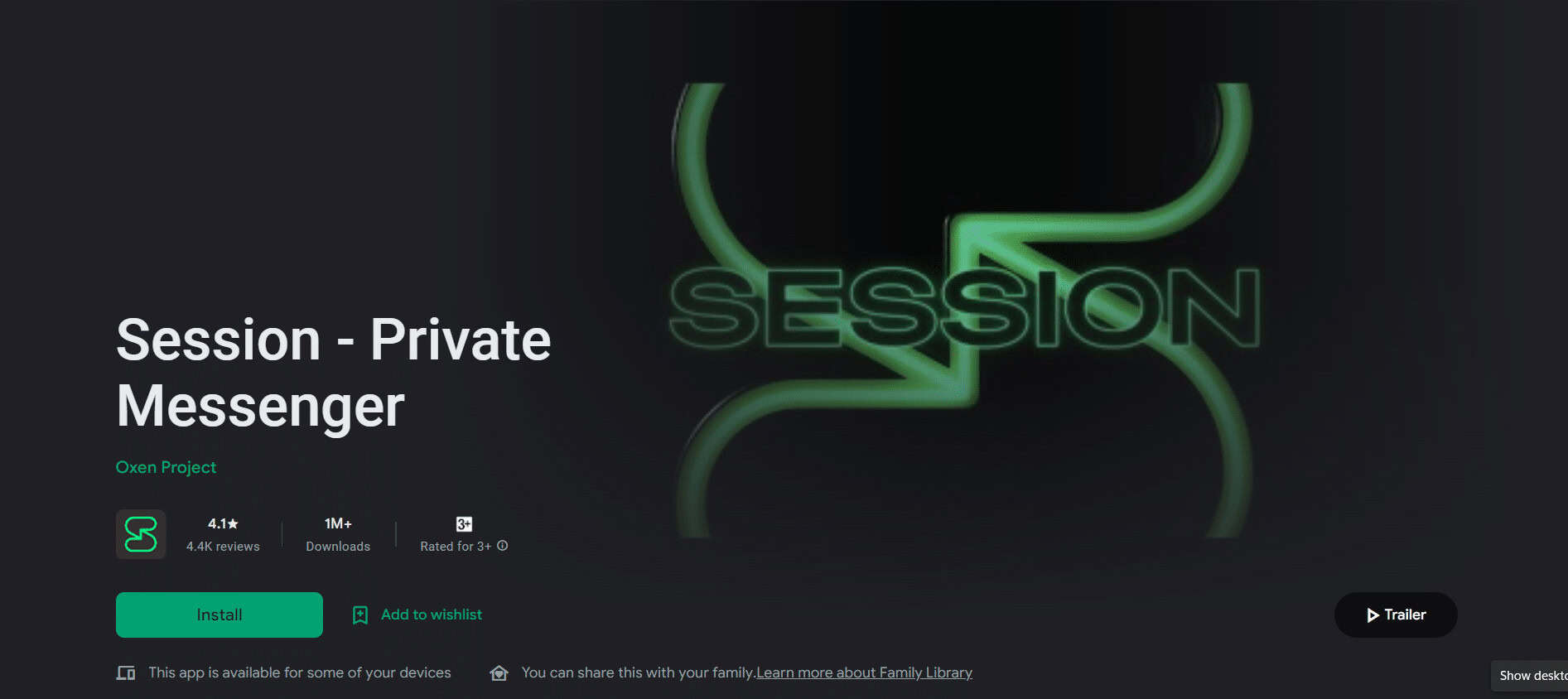 Session Google Play Store Page. 52 Best Cheating Secret Messaging Apps That Look Like Games