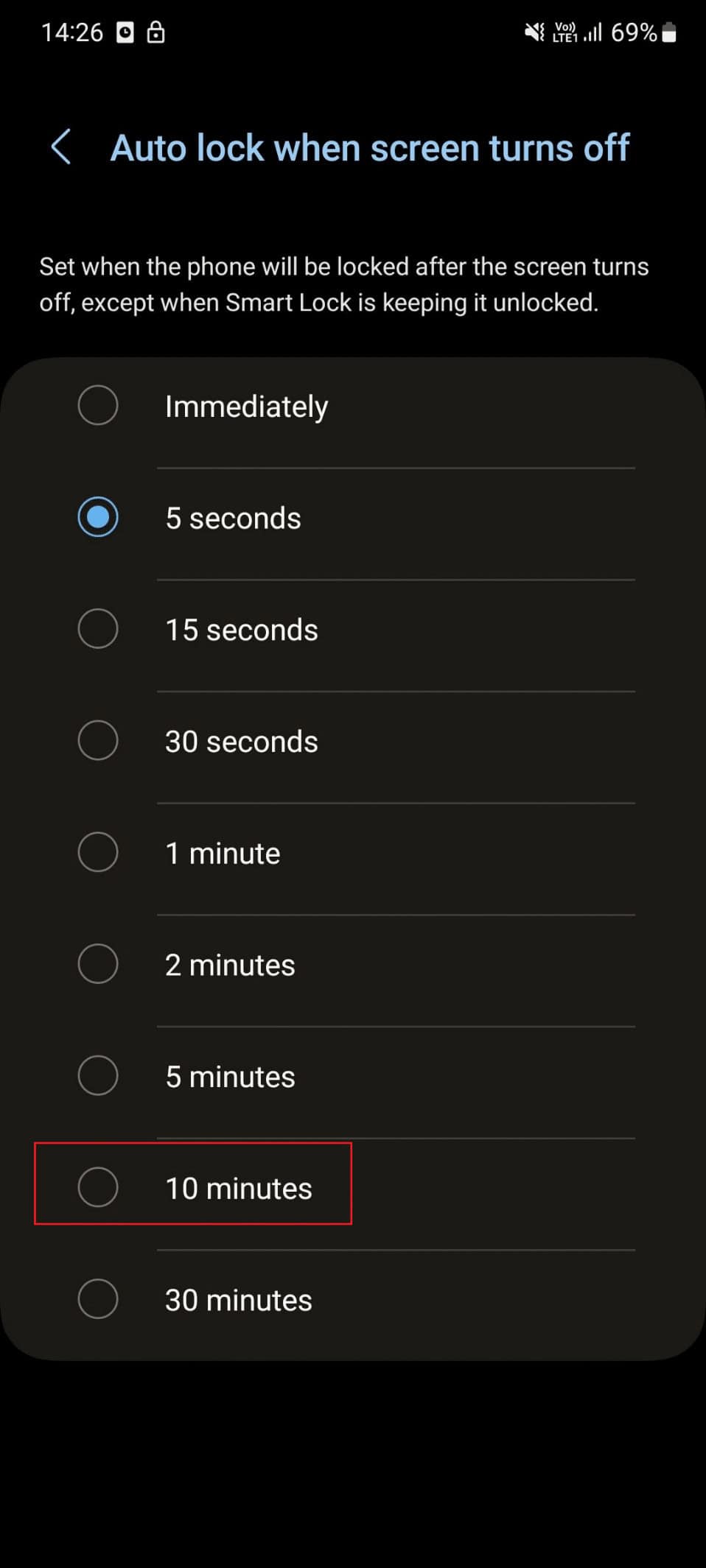 set it longer time s21 | Android screen keeps dimming