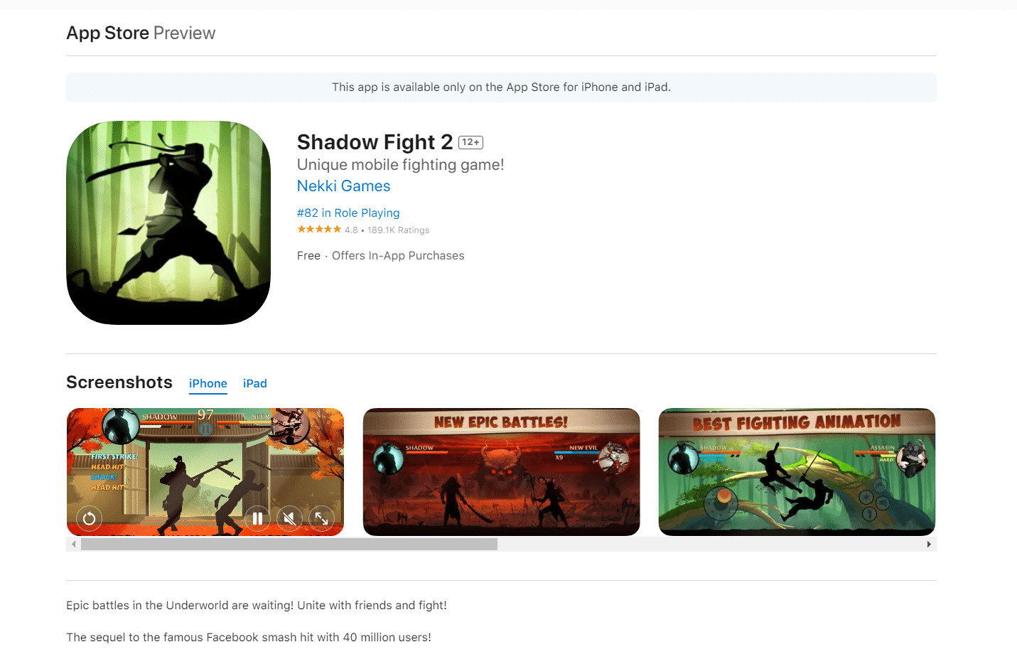 Shadow Fight 2