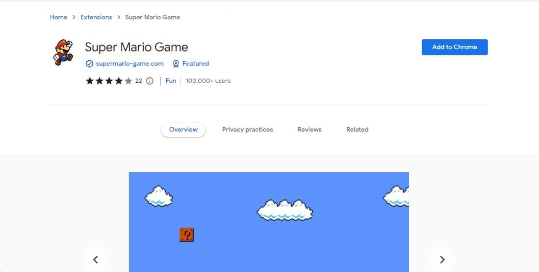 Super Mario Game