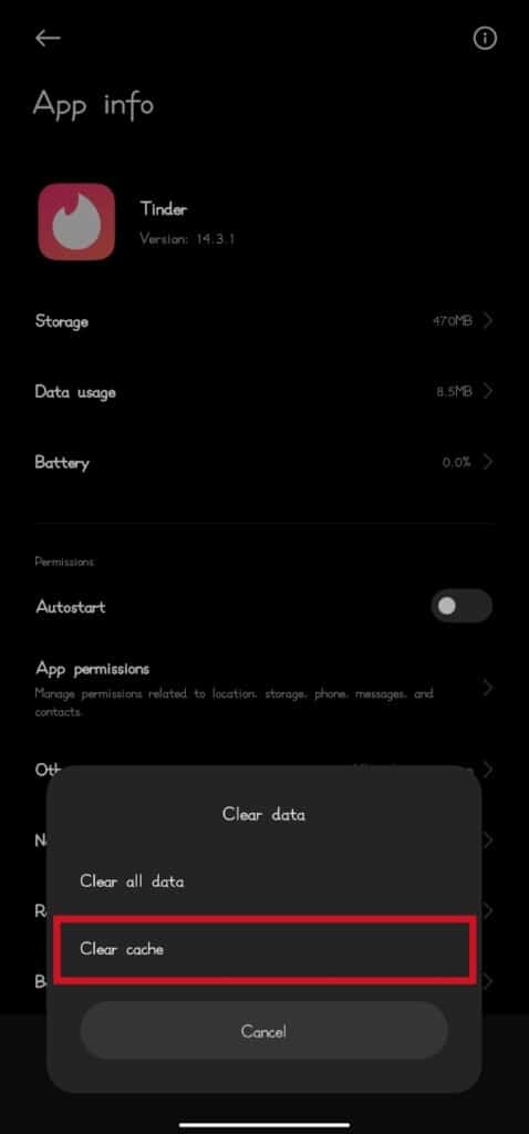 Fix Tinder Pictures Not Loading Error – TechCult