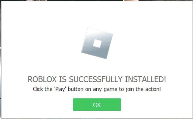Roblox is successfully installed. Fix Roblox Error Code 772