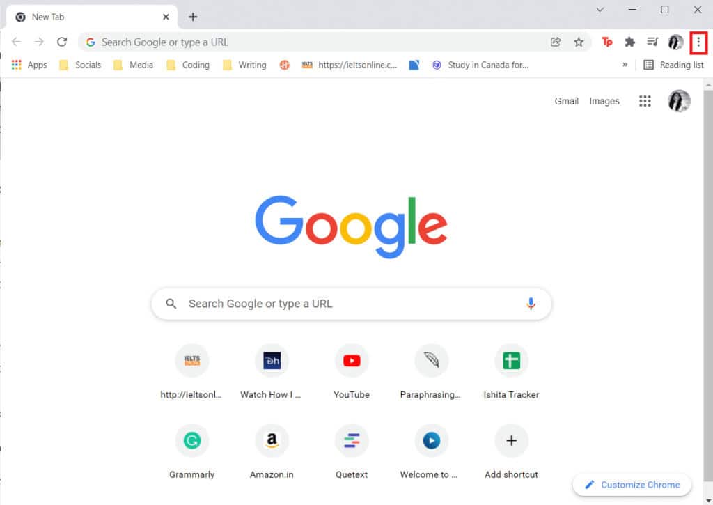 three dot chrome. Fix ChatGPT Chat History Missing Issue