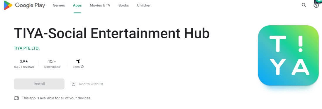 Tiya Social Entertainment Hub. 21 Best Game Pigeon Android Alternative