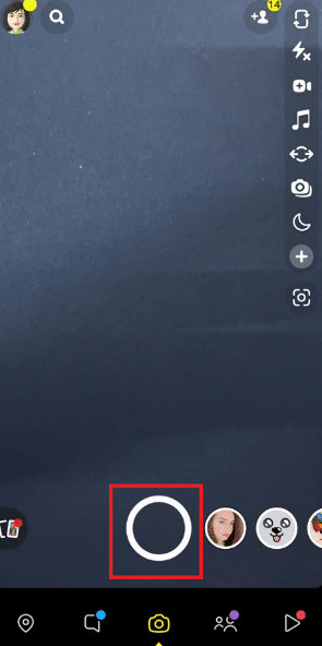 To scan the Snapcode, press and hold it on your screen