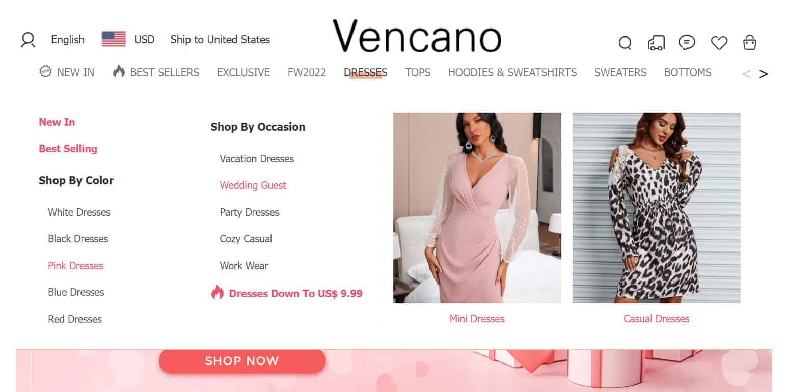Vencano Website