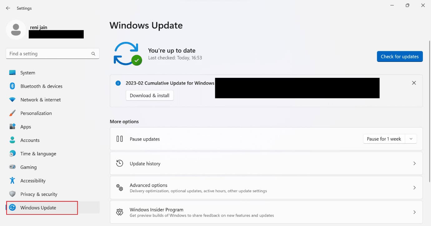 windows update