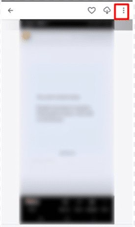 Tap on the&nbsp;three-dotted icon
