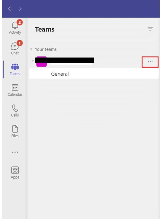 click on three dot icon