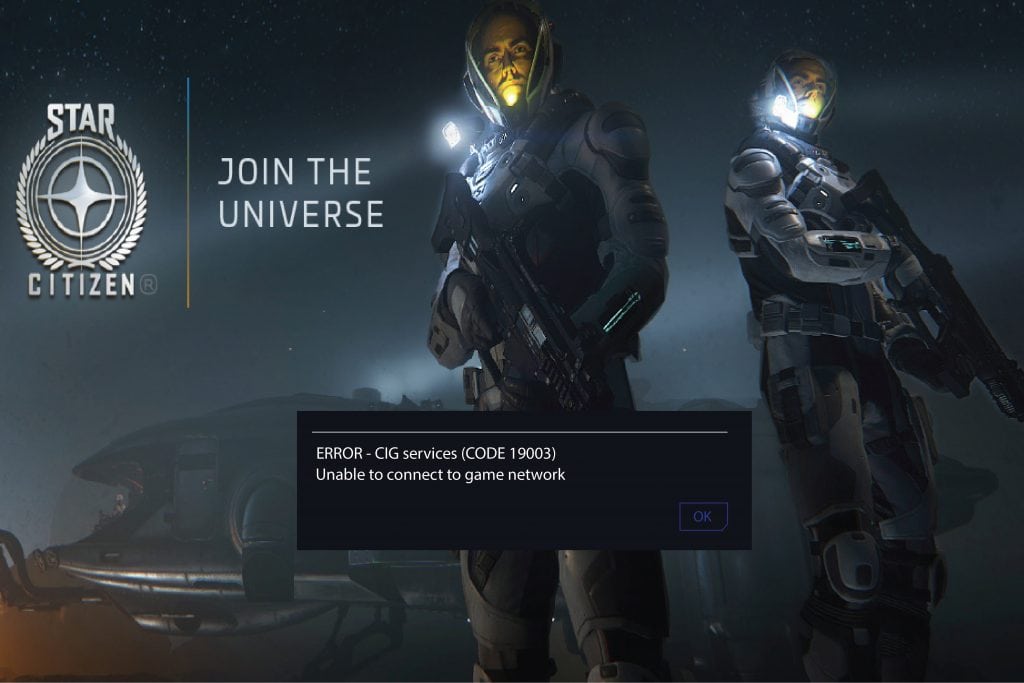 Fix Star Citizen Error Code 19003