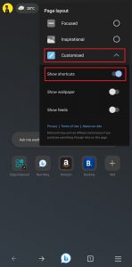 How to Add Thumbnails to Microsoft Edge Homepage on Android Device ...