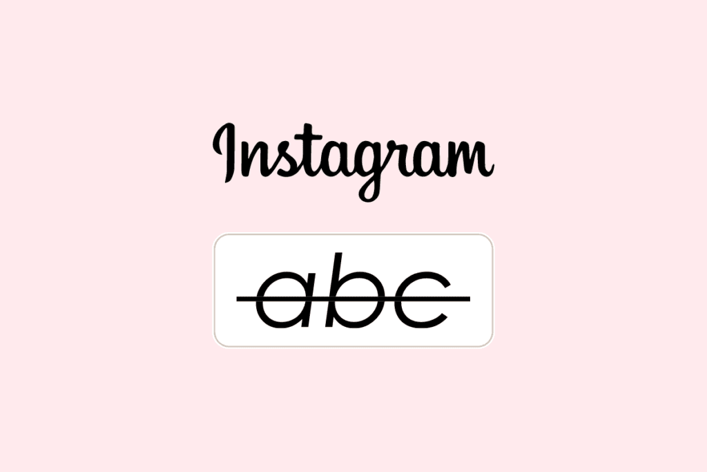 How to do strikethrough on Instagram