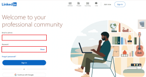 HOW DO I LOG INTO MY LINKEDIN ACCOUNT visual data 7