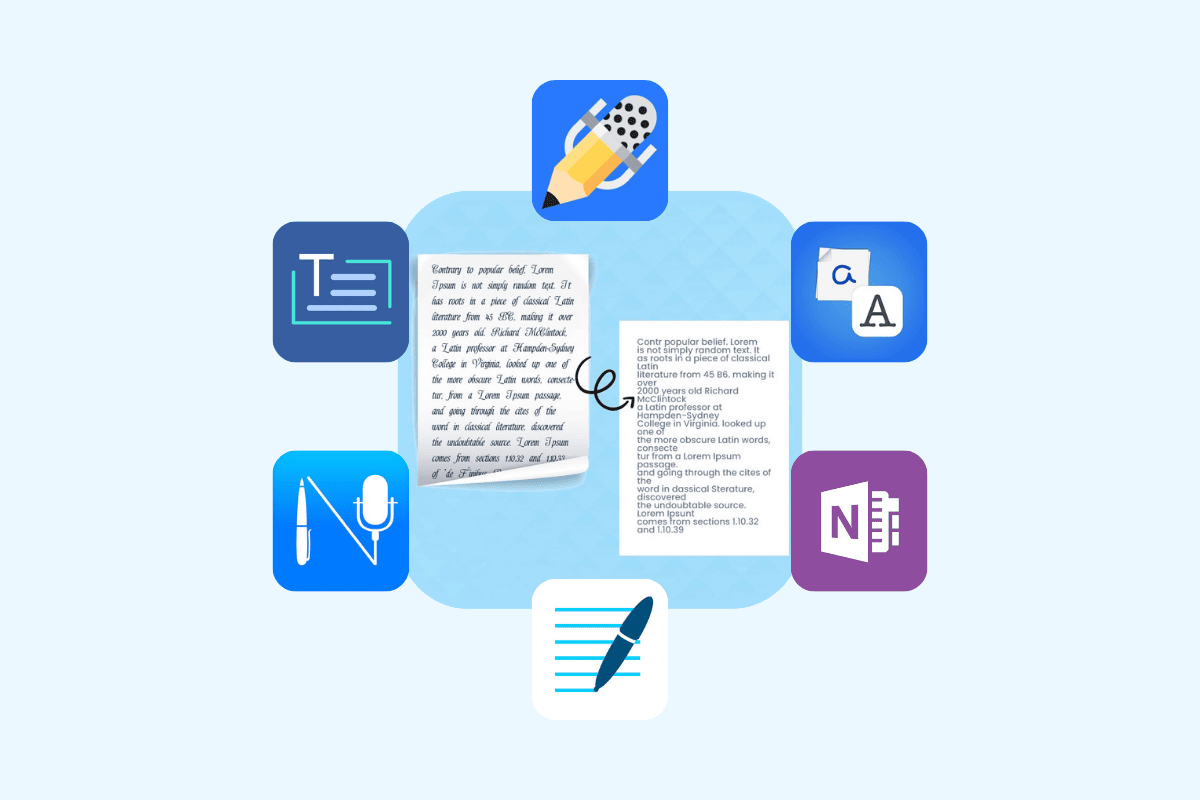 Best handwriting to text converter app