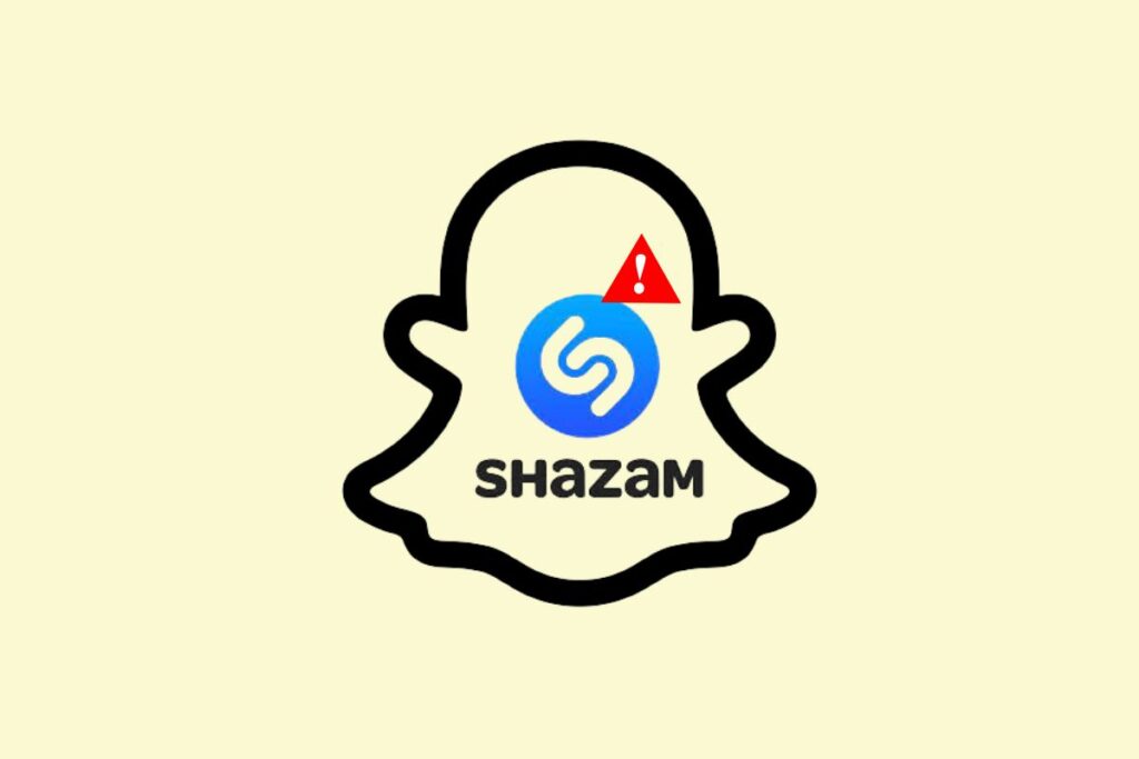 Snapchat shazam not working