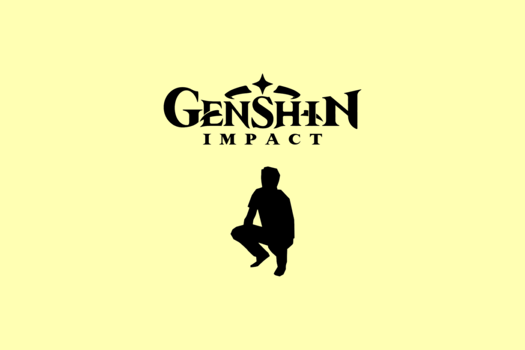 how to crouch in genshin impact