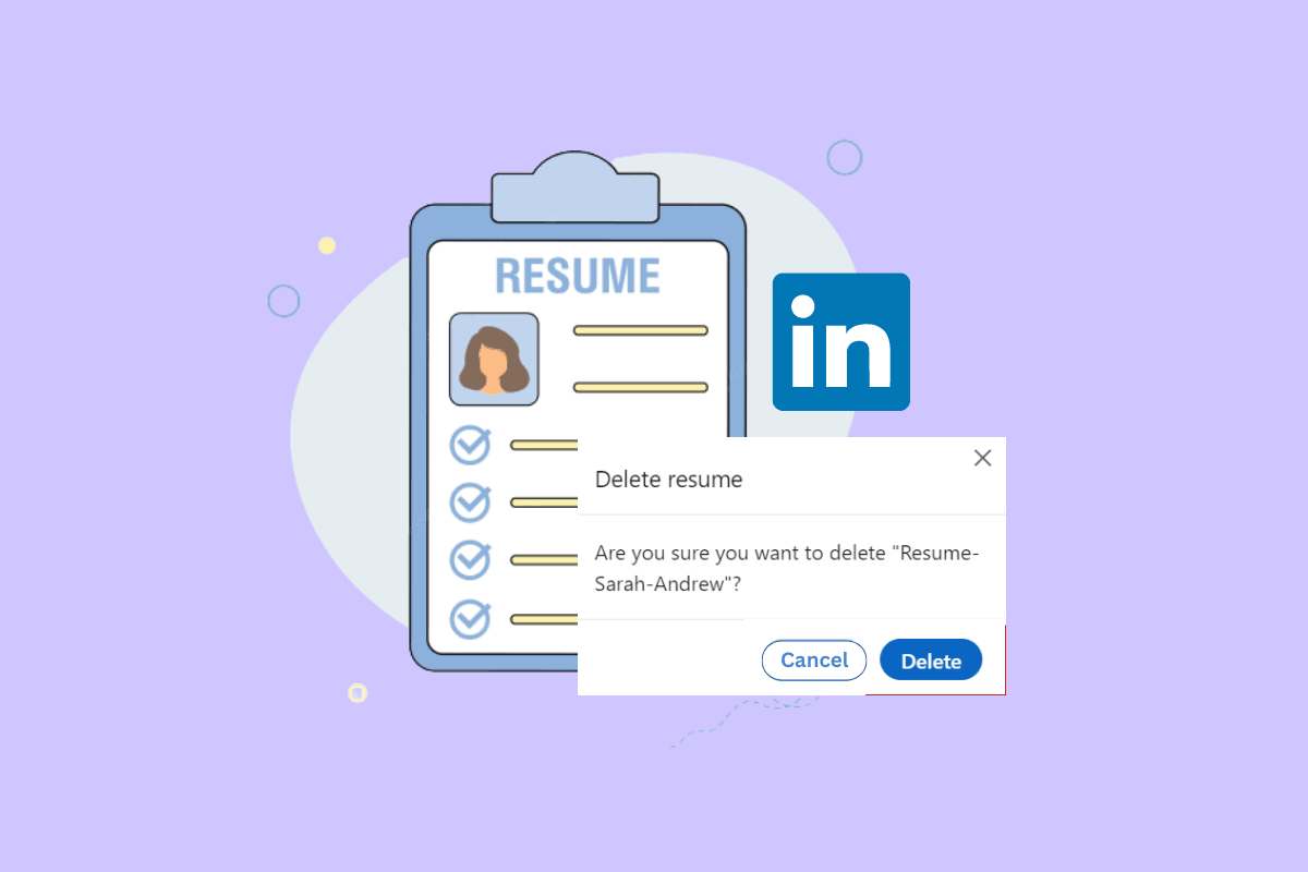 how to remove resume from linkedin easy apply