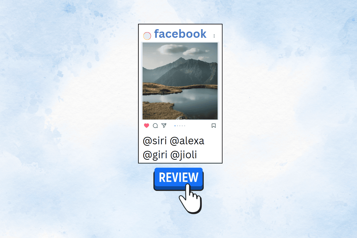 facebook review posts and tags