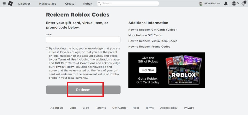 How to Add a Roblox Gift Card – TechCult
