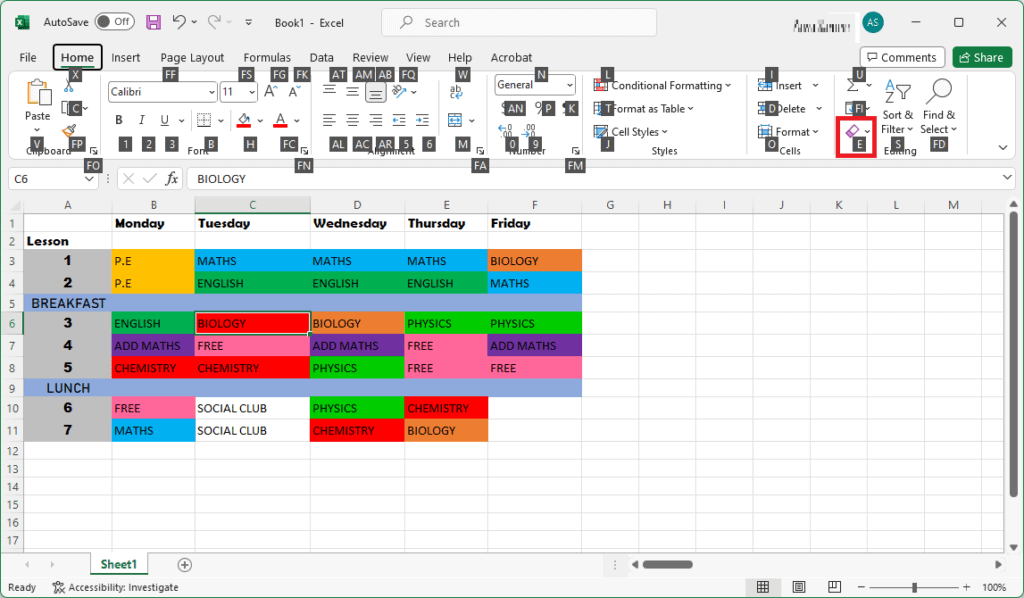 how-to-clear-formatting-in-excel-using-shortcut-techcult