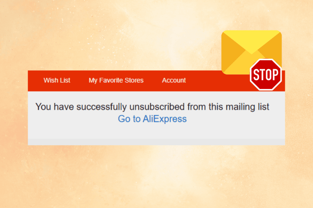 How to Stop AliExpress Emails