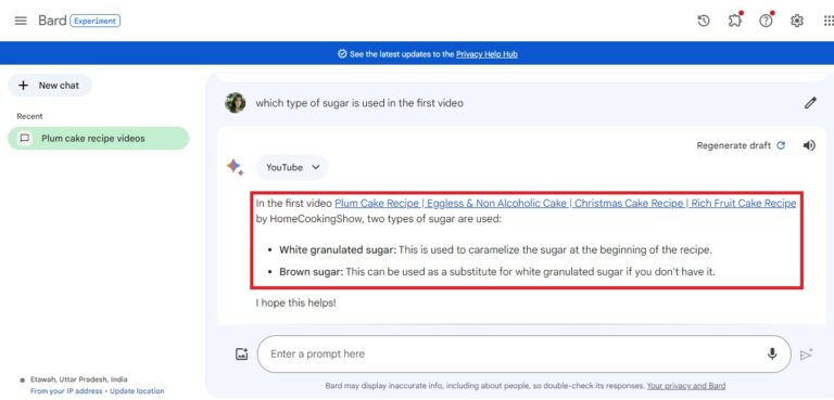 Google Bard AI Can Now Watch, Explain, and Summarize YouTube Videos for ...