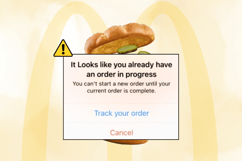 Fix mcdonalds app stuck on old order on Android and iOS