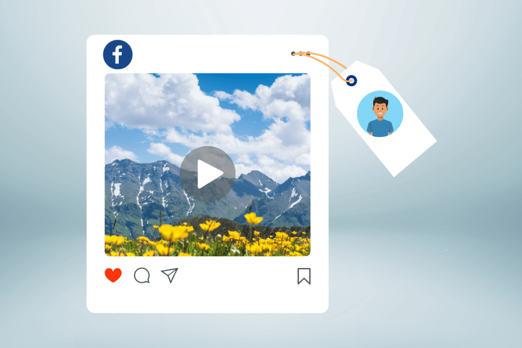 tag someone on facebook reels after posting