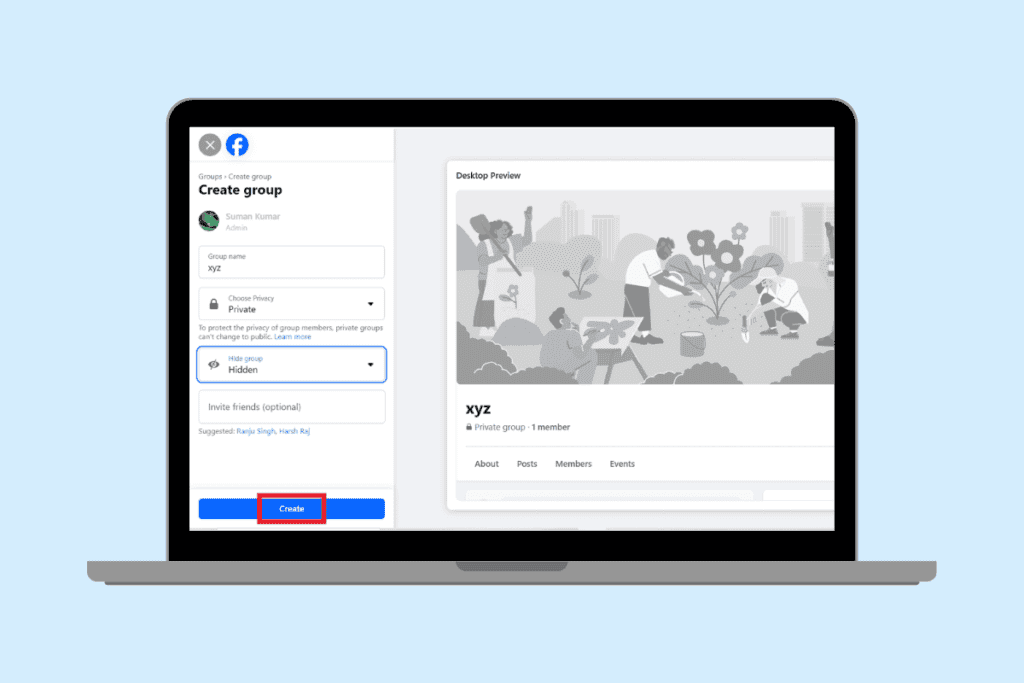 How To Create a Private Facebook Group