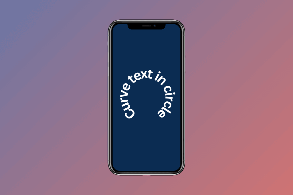 How to Curve Text in Cricut on Android