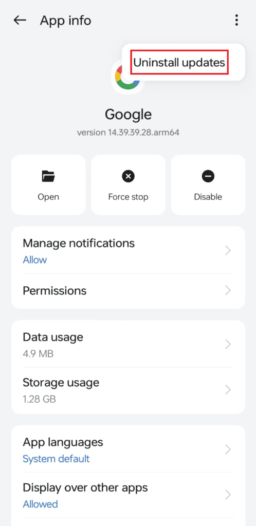 2 Ways to Roll Back to an Older Version of an App on Android – TechCult