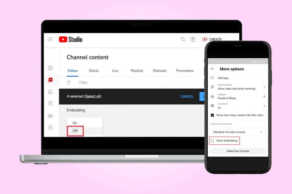 How to Disable Download Option on YouTube Video