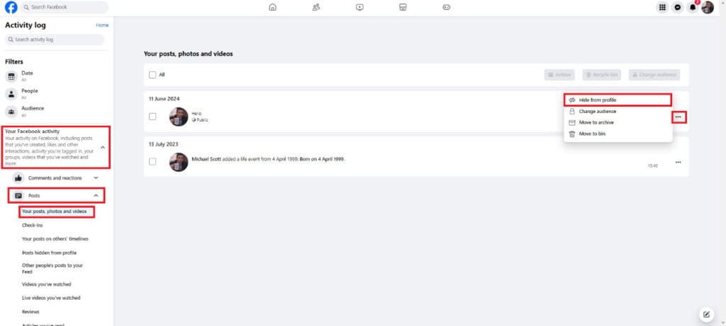 How to Hide Posts from Facebook Timeline – TechCult