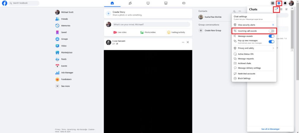How to Disable Calls on Facebook Messenger – TechCult