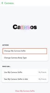 HOW TO CHANGE CAMEO IN SNAPCHAT TECHCULT intelligence overview