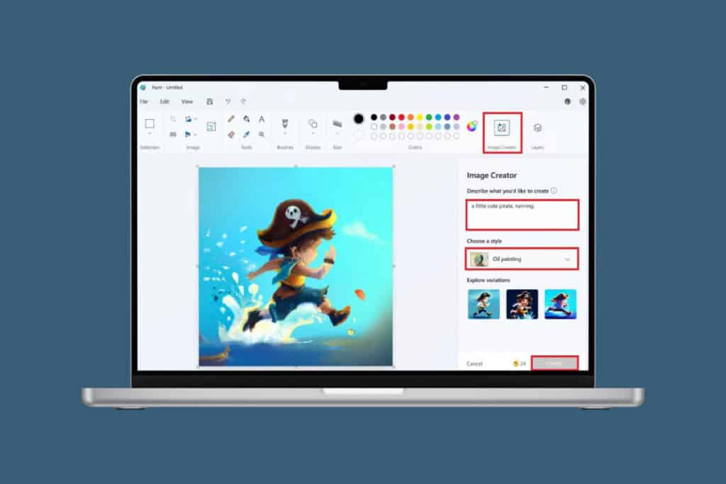 How to Create AI Images in Paint on Windows 11