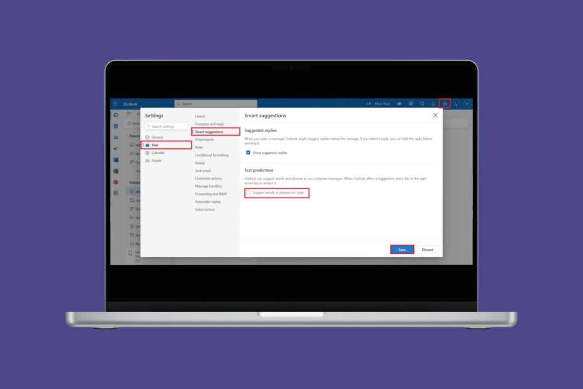How to Turn Off Text Prediction on Outlook