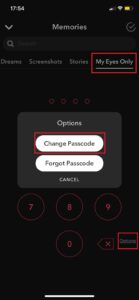How to Change Passcode on Snapchat My Eyes Only – TechCult