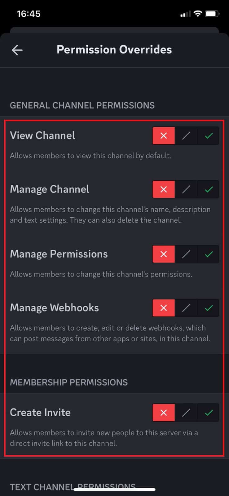 Tap on the cross icon on your preferred roles under 