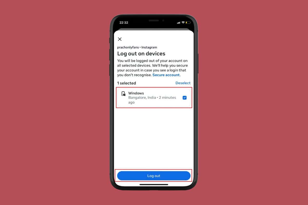 How to Remove Your Instagram Account From Other Devices